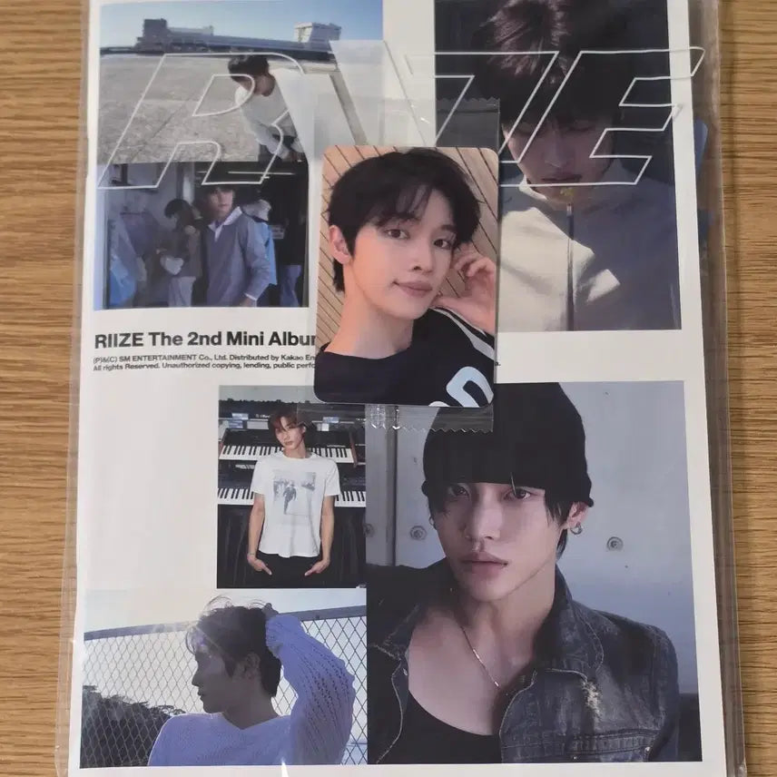 [BUNJANG] RIIZE 2nd Dyd Photobook Ver B Sealed Album + Ktown4u Fansign Photo Card Sungchan Set / 라이즈 II dyd 포토북B버전 미개봉앨범+케타포 팬싸착장포카 성찬set