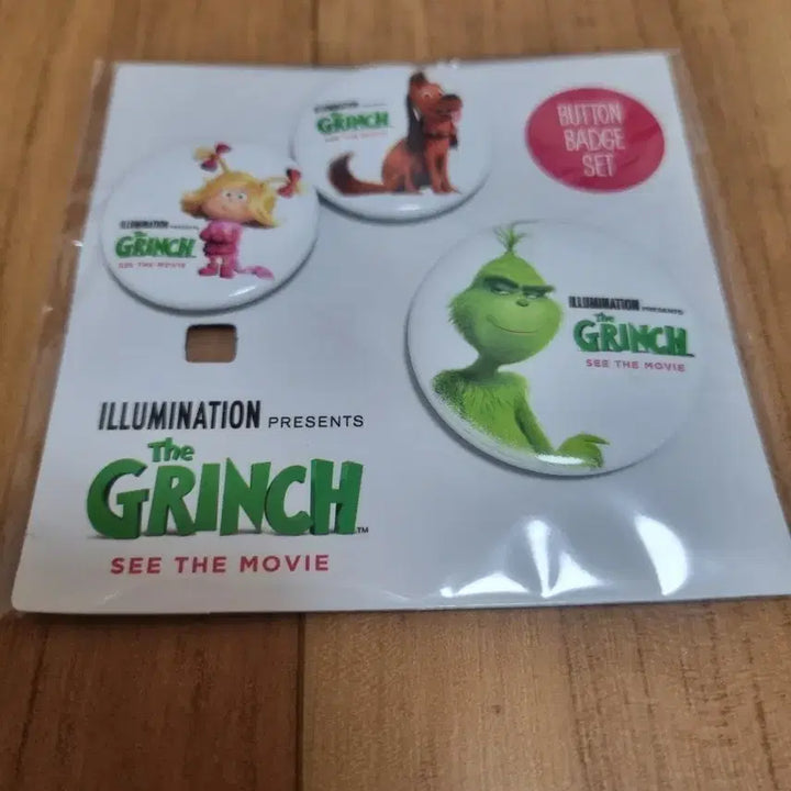 [BUNJANG] Grinch 3-Piece Badge Set / 그린치 뱃지 3종 세트