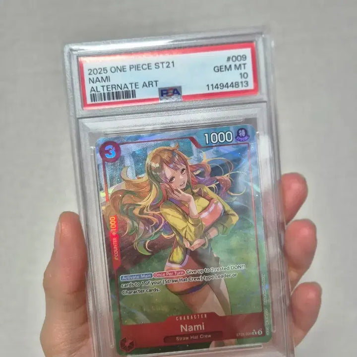 [BUNJANG] One Piece Card Nami Alternate Art PSA 10 / 영판 원피스 카드 나미 ALTERNATE ART PSA 10