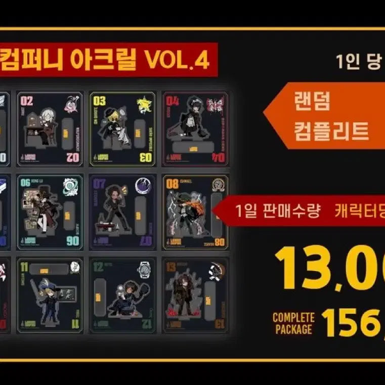 [BUNJANG] Limbus Company Limbus Company Acrylic Stand vol.4 Rodion / 림버스 컴퍼니 림컴 아크릴 아크릴스탠드 vol.4 로쟈