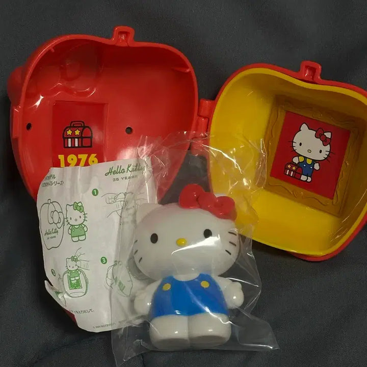 [BUNJANG] Sanrio Hello Kitty 1976 35th Anniversary Figure Set / 고전 헬로키티 1976 35주년 기념 피규어 세트