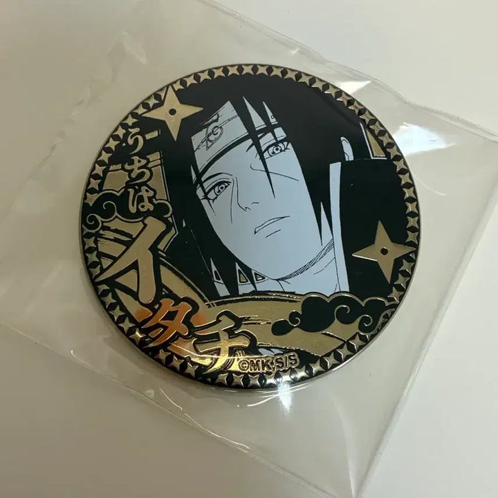 [BUNJANG] Uchiha Itachi Golden Original Art Can Badge / NARUTO 나루토 점프샵 우치하 이타치 골든 원화 캔뱃지