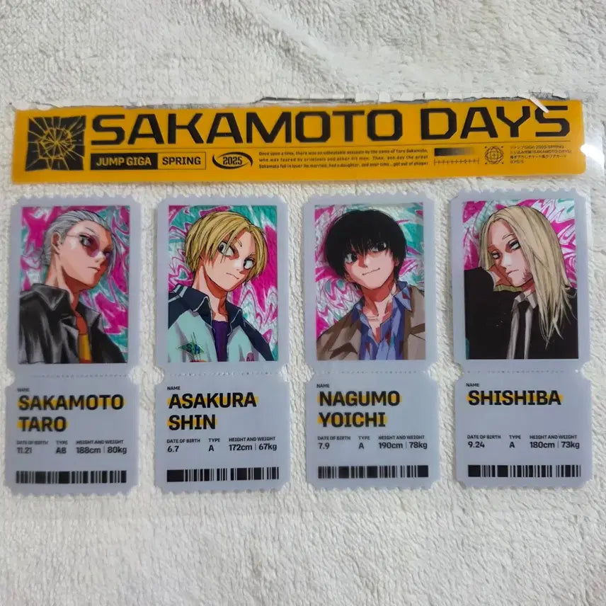 [BUNJANG] SakamoTo Days Jump GIGA 2025 Spring &amp; Weekly Shonen Jump Bonus Magazine / [사카데이]잡지 특전