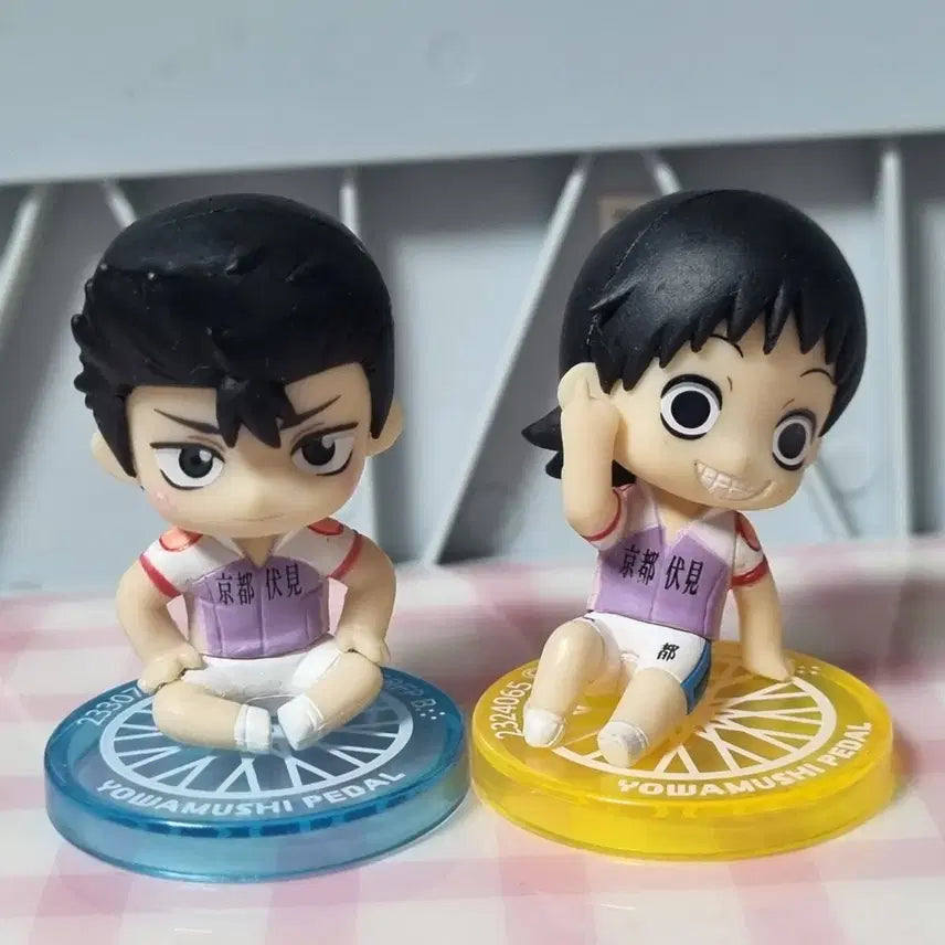 [BUNJANG] Yowamushi Pedal Suwarasetai Set - Midousuji &amp; Ishigaki / 겁쟁이페달 스와라세타이 피규어 미도스지&amp;이시가키 세트