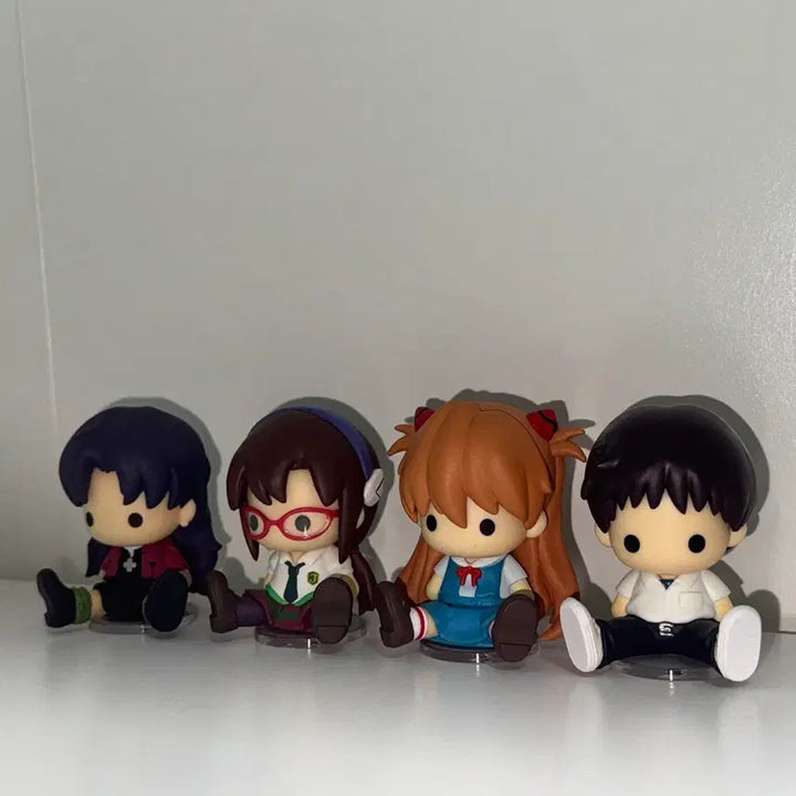 [BUNJANG] Evangelion Peta Doll Shinji Asuka Mari Misato Figures Bundle Set / 에반게리온 페타돌 [신지 아스카 마리 미사토] 피규어
