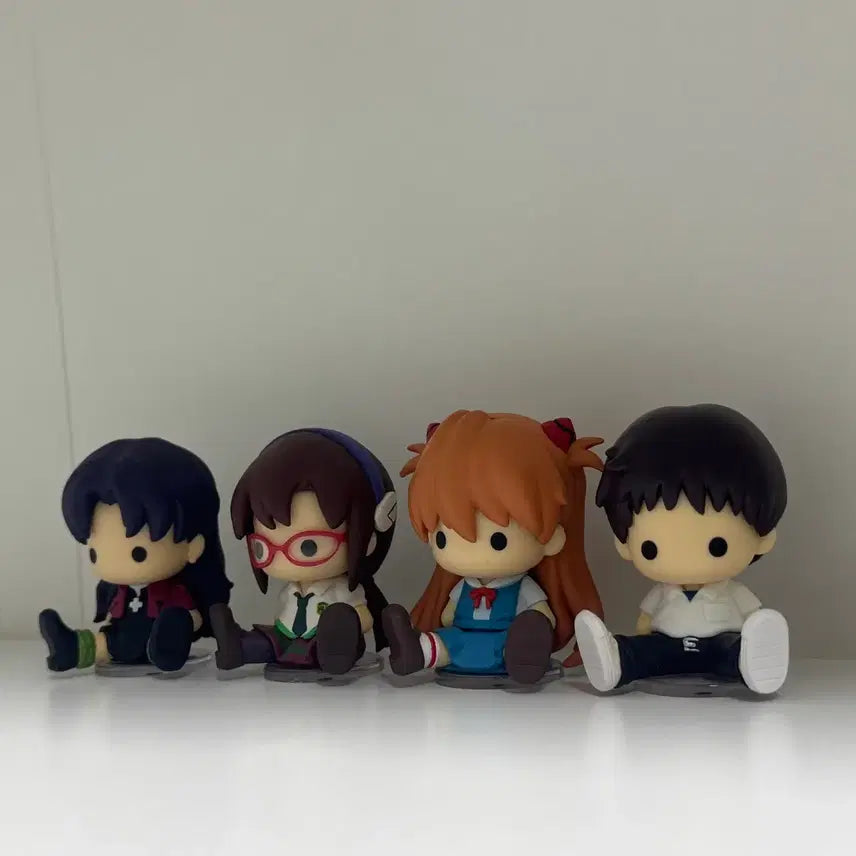 [BUNJANG] Evangelion Peta Doll Shinji Asuka Mari Misato Figures Bundle Set / 에반게리온 페타돌 [신지 아스카 마리 미사토] 피규어