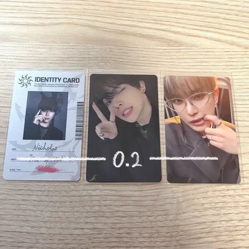 [BUNJANG] &amp;team Nicholas Harua Photocard / &amp;team 앤팀 니콜라스 하루아 고인블 포카 0.2 양도