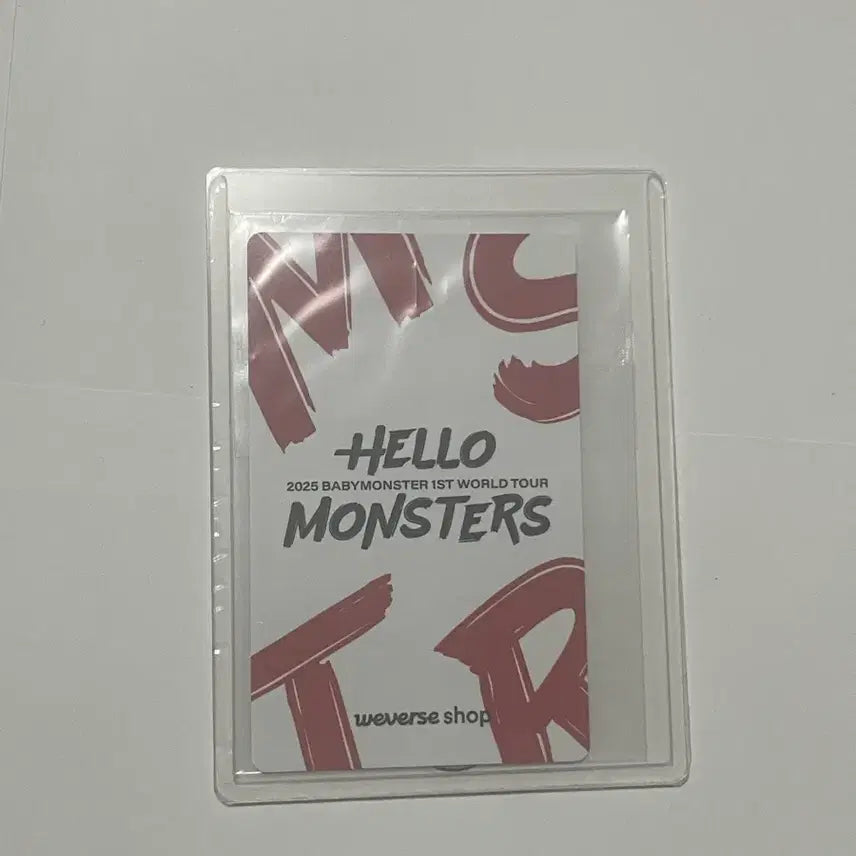 [BUNJANG] BABYMONSTER Ahyeon Concert POB Photocard / 베이비몬스터 콘스터 아현 특전 포카