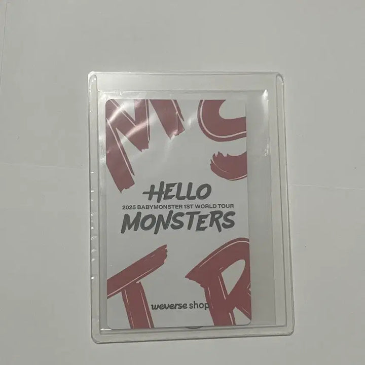 [BUNJANG] BABYMONSTER Ahyeon Concert POB Photocard / 베이비몬스터 콘스터 아현 특전 포카