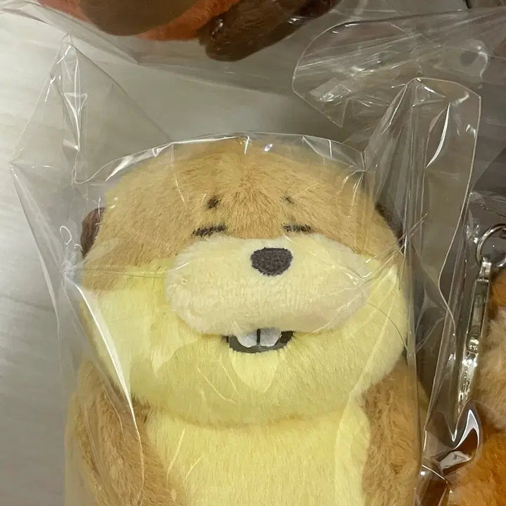 [BUNJANG] Disney Pixar Turning Red Character Plush Keychains Set of 4 / (4종세트) 디즈니 픽사 호퍼스 죠지 킹 엘렌베어 메이블 로프 인형 키링