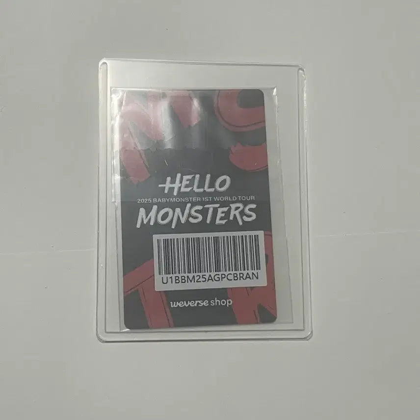 [BUNJANG] BABYMONSTER Ruka Concert POB Photocard / 베이비몬스터 콘서트 루카 특전 포카