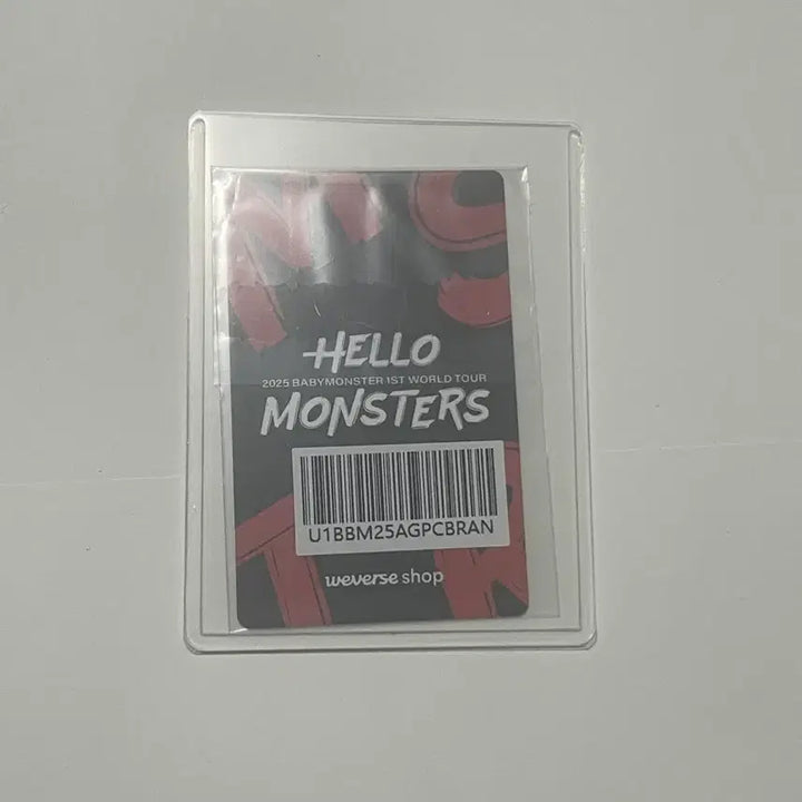 [BUNJANG] BABYMONSTER Ruka Concert POB Photocard / 베이비몬스터 콘서트 루카 특전 포카