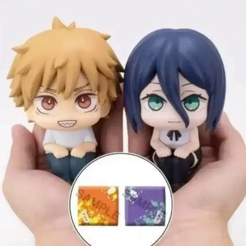[BUNJANG] Chainsaw Man Denji &amp; Reze Lookup Set (POB, Sealed) / 특전o/미개봉) 체인소맨 덴지 레제 룩업 세트