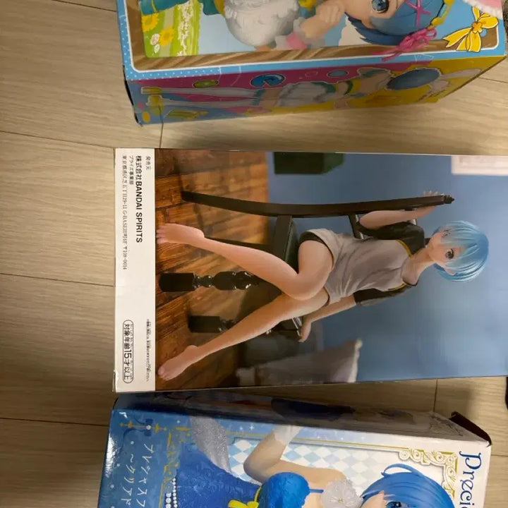 [BUNJANG] Re:Zero Rem Figure 3 Types Set / 램 피규어 3종