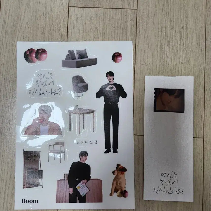 [BUNJANG] Byeon Woo Seok Illum Sticker, Film Photocard / 변우석 일룸 스티커, 필름 포카