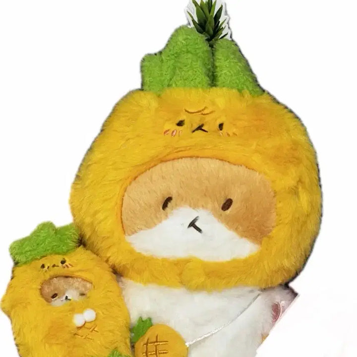 [BUNJANG] Baekhyun Plush Doll + Pineapple Outfit Bundle Set / 백현터래기인형  + 파인애플옷 일괄양도