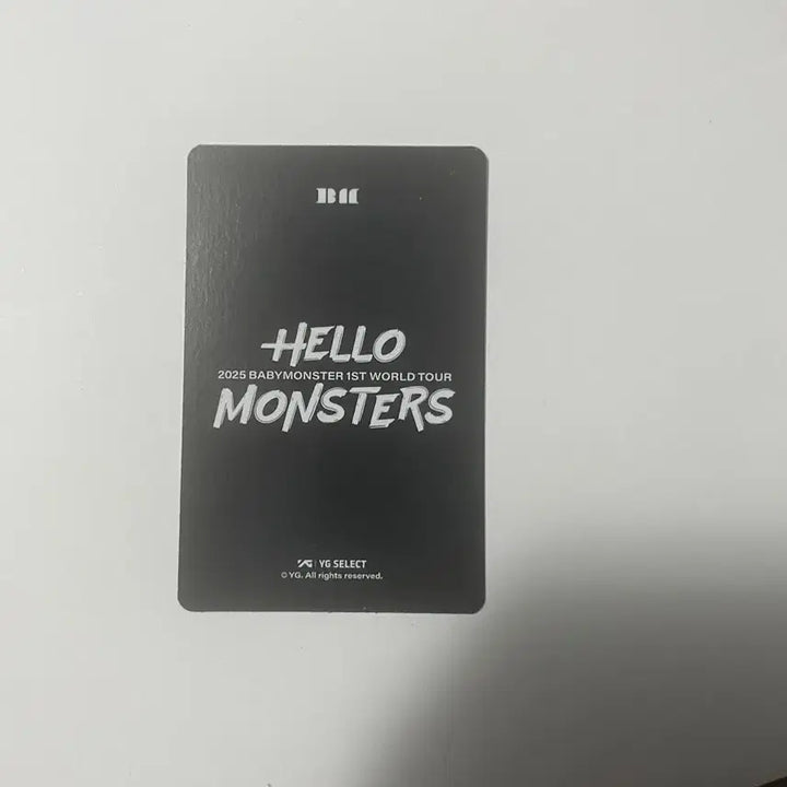 [BUNJANG] BABYMONSTER Parista Concert POB Photocard / 베이비몬스터 콘서트 파리타 특전 포카