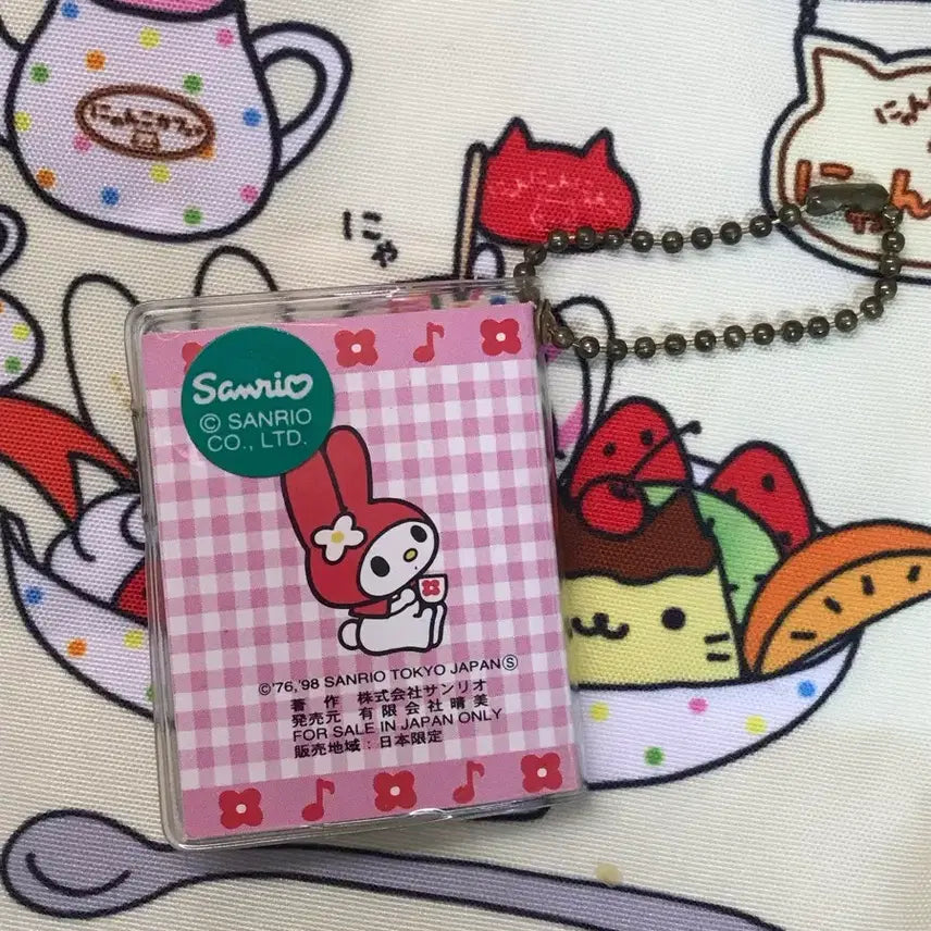 [BUNJANG] Classic Sanrio My Melody Notebook Keychain / 고전 산리오 마이멜로디 노트 수첩 키링