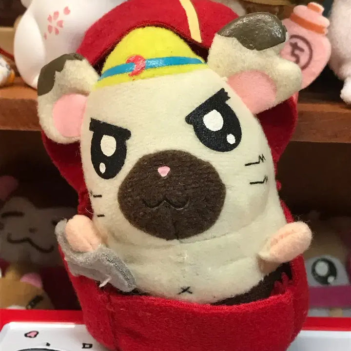 [BUNJANG] Classic Hamtaro Hamzzi Daejang Keyring Plush / 고전 방가방가 햄토리 햄찌 대장이 키링 인형