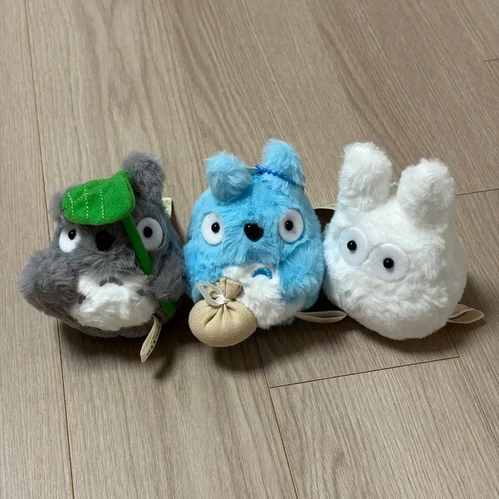 [BUNJANG] Studio Ghibli My Neighbor Totoro Plush Keychain Set / 일본 지브리 토토로 쿠로스케 봉제인형 키링 세트