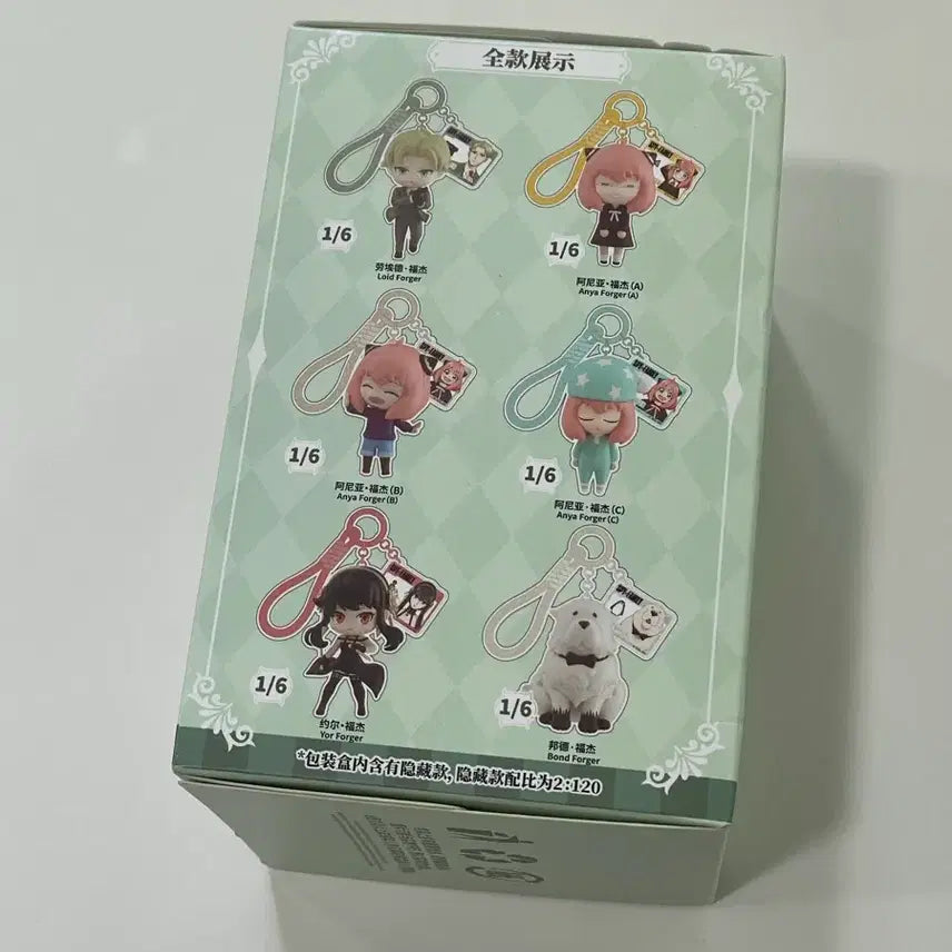 [BUNJANG] Spy x Family Q Version Blind Box Figure Keyring / [미개봉] 스파이 패밀리 Q 버전 블라인드박스 피규어 키링