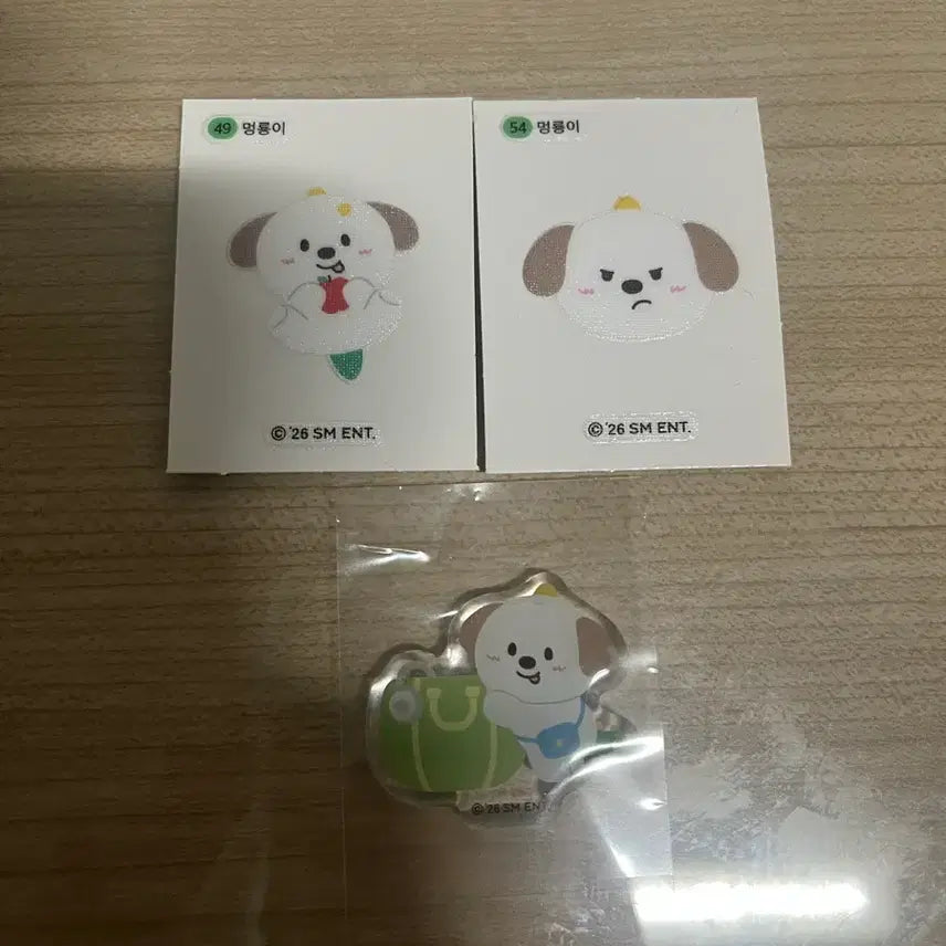[BUNJANG] RIIZE Anton "Meongryong" Ttibsuri &amp; Epoxy Sticker Bundle Set / 라이즈 앤톤 멍룡이 띠부씰 에폭시 스티커 일괄 판매