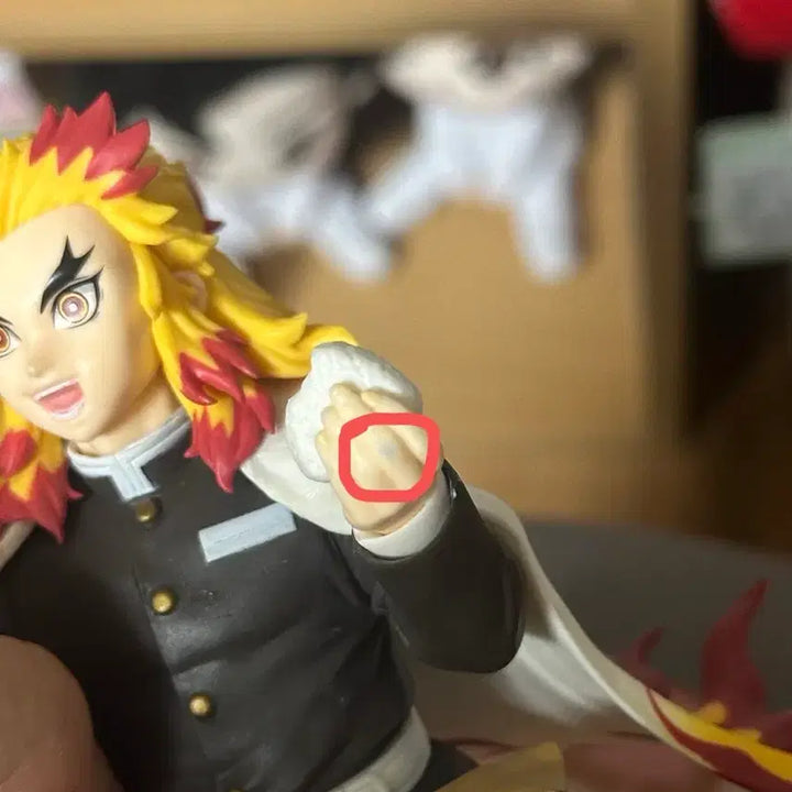 [BUNJANG] Kyojuro Rengoku Figure Bundle / 귀멸의 칼날 렌고쿠 쿄쥬로 피규어 일괄 팝니다!(하자많음)