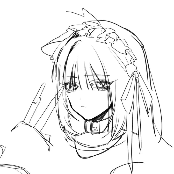 [BUNJANG] Quick Sketch Bust Commission / (빠른마감) 간단낙서두상 커미션