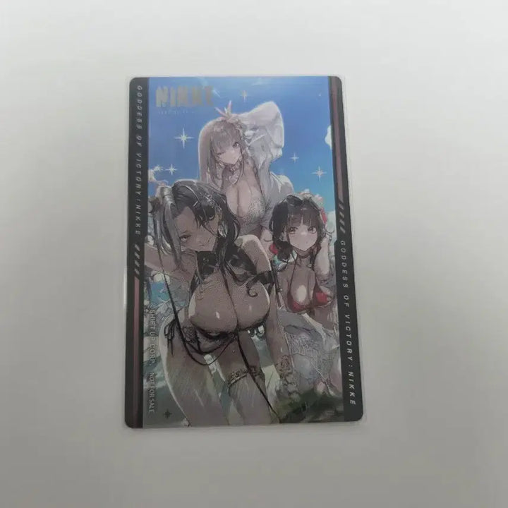[BUNJANG] Niki Defense Battle Summer Illustration Metal Card / 니케 방어전 특전 여름 일러스트 메탈 카드