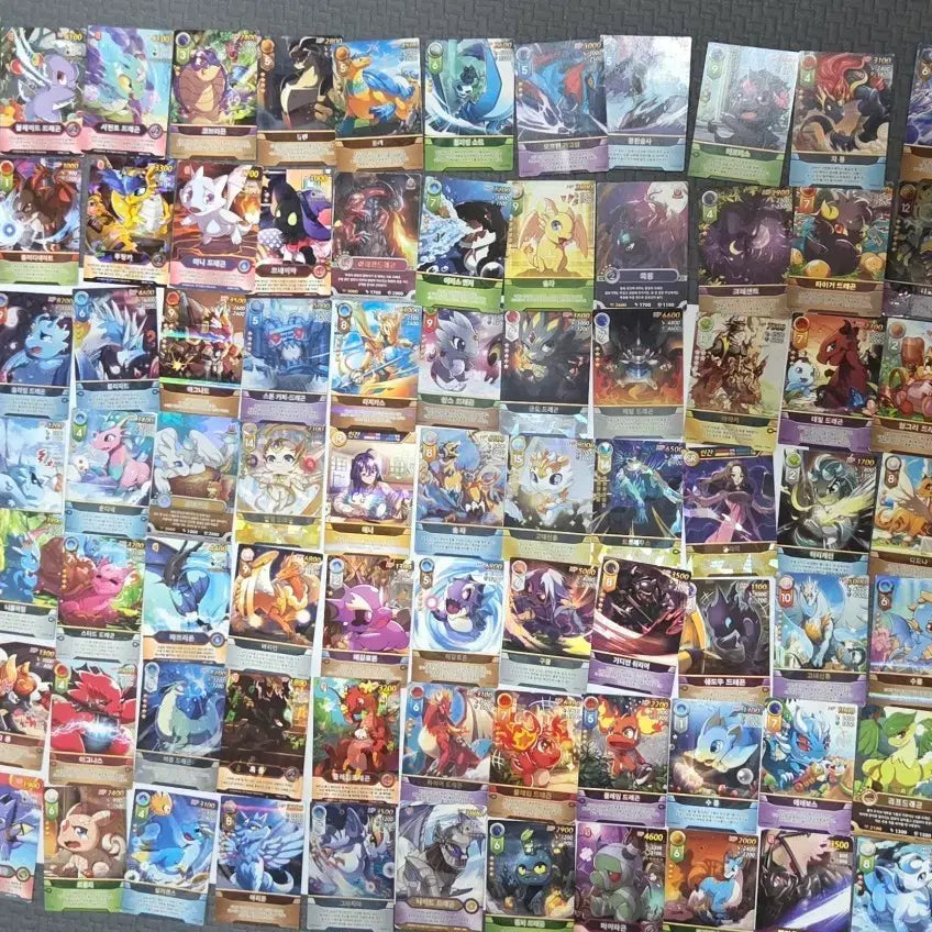 [BUNJANG] Dragon Village Card 96-Card Bundle Set / 일괄) 드래곤 빌리지 카드 96장