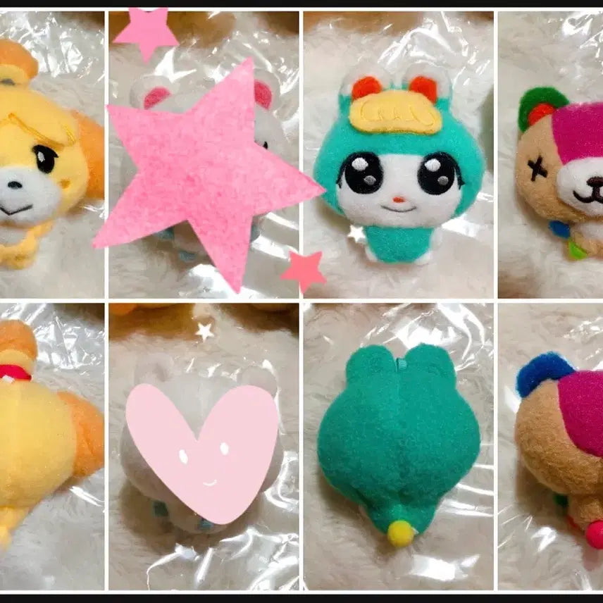 [BUNJANG] Animal Crossing Villager Plush Keychain / 비공굿 모동숲 주민 인형 키링