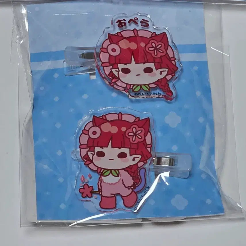 [BUNJANG] Welcome to Demon School! Iruma-kun Acrylic Hair Clip / 악입문 오페라 아크릴 헤어클립 헤어핀 머리핀 nhk샵 이루마군