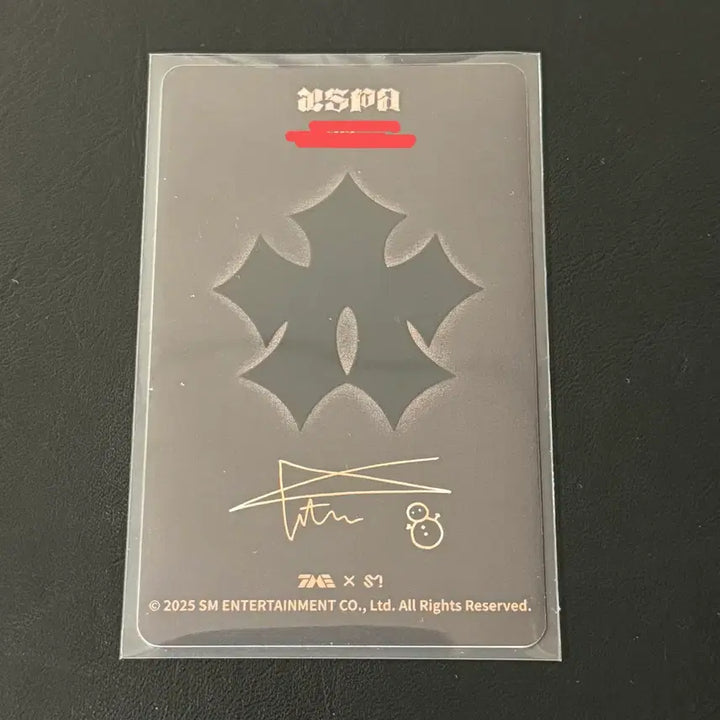 [BUNJANG] Aespa Winter Dirty_Works QQ Music 5-Star Photocard / 에스파 윈터 더티워크 qq 큐큐뮤직 5성 포카