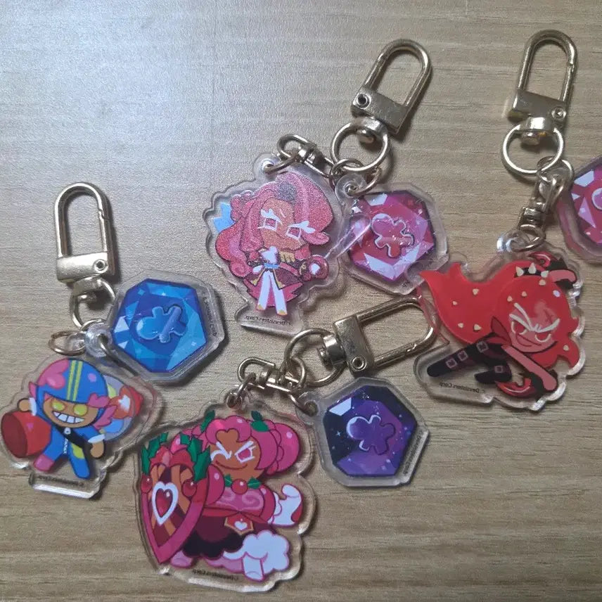 [BUNJANG] Cookie Run Kingdom Random Acrylic Keyring Bundle Set / 쿠키런 킹덤 랜덤 아크릴 키링 일괄