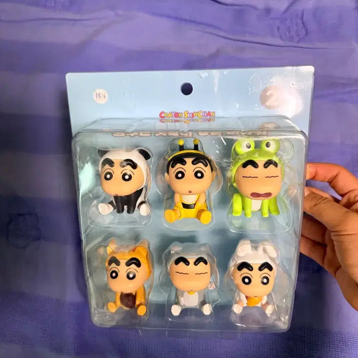 [BUNJANG] Crayon Shin-chan Animal Figure 6-Piece Set / 짱구는 못말려 동물 피규어 6종 세트