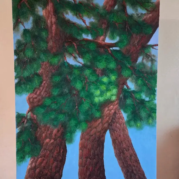 [BUNJANG] Pine Tree Oil Painting / 소나무 유화 작품