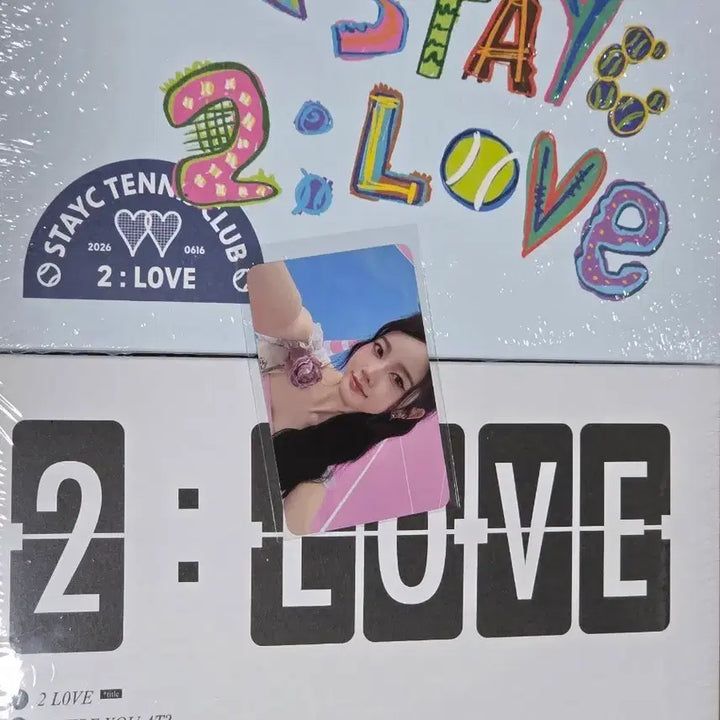 [BUNJANG] STAYC 2:LOVE Album Set w/ POB Photocard / 스테이씨 2:LOVE 앨범 2종 미공포카드 포함 새제품입니다.