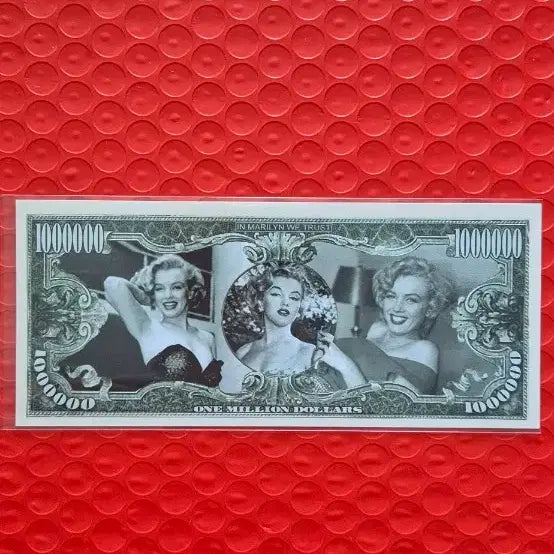 [BUNJANG] Marilyn Monroe $1 Million Commemorative Banknote Limited Edition / 마릴린먼로 100만달러 기념 지폐 한정판