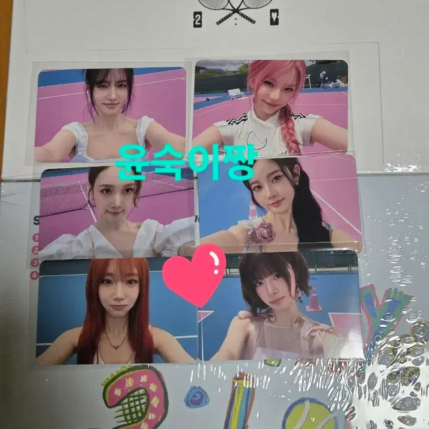 [BUNJANG] STAYC 2:LOVE Album &amp; POB Photocard Bundle Set / 스테이씨 2 :LOVE 앨범 6장 특전포카 6장 일괄 양도합니다.