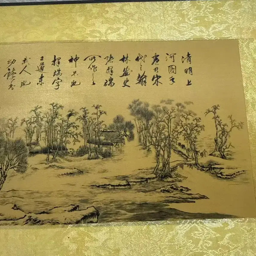 [BUNJANG] Antique Korean Painting Scroll (Chunhwado) / 동양화 족자 옛 그림 춘화도
