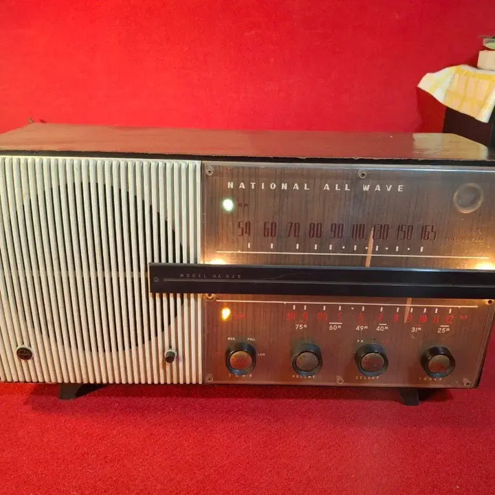 [BUNJANG] Antique National Vacuum Tube Radio / 엔틱 내셔널 진공간라디오