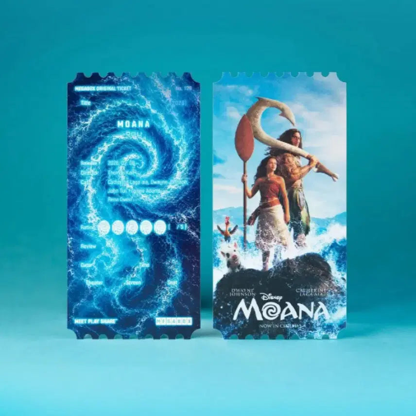 [BUNJANG] Moana IMAX/4DX/Gwang-eum Poster, TTT, Original Ticket Set / [모아나] 아이맥스/4DX/광음 포스터/TTT/오리지널티켓