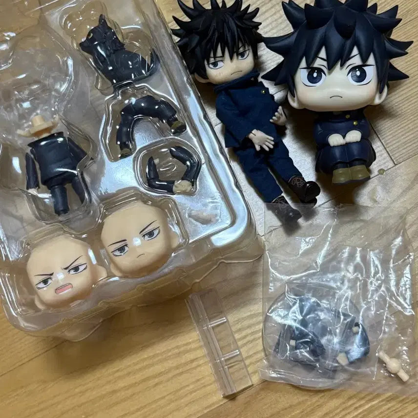 [BUNJANG] Jujutsu Kaisen Fushiguro Megumi Look Up &amp; Nendoroid Figure Set / 주술회전 후시구로 메구미 룩업 초판, 넨도로이드 오비츠 개조