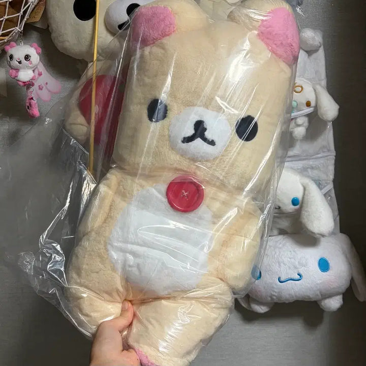 [BUNJANG] Rilakkuma Plush Toy XL Ultra DX Korilakkuma Doll / 리락쿠마 플러시 토이 XL 울트라 DX 코리락쿠마 인형 누이