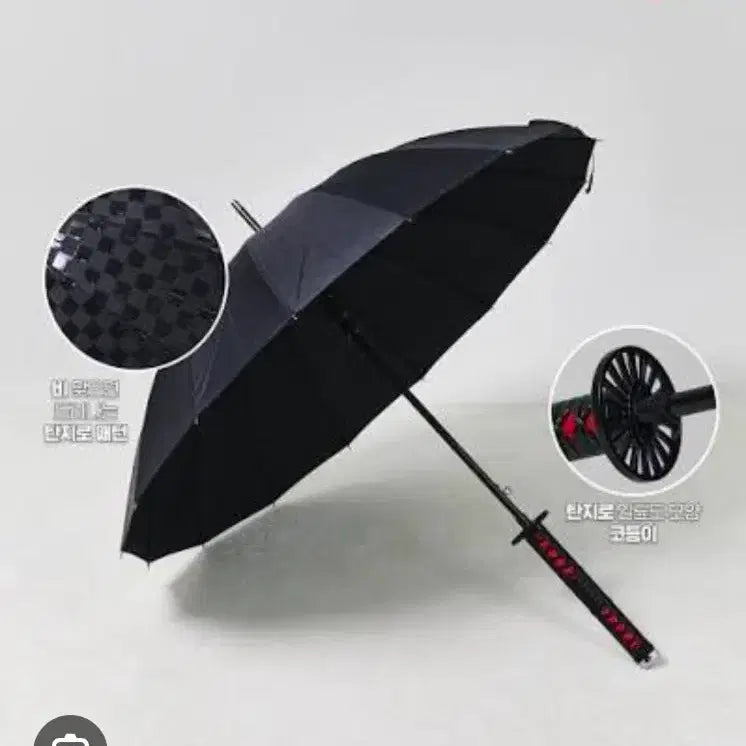 [BUNJANG] Demon Slayer Tanjiro Magic Nichirin Umbrella Limited Edition / 귀멸의 칼날 탄지로 매직 일륜도우산 꼼마 더현대서울 한정판매