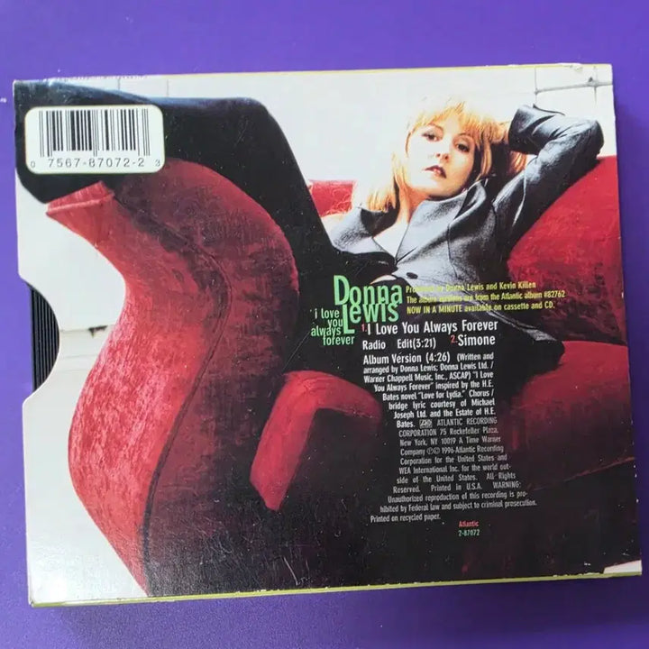 [BUNJANG] Donna Lewis I LOVE YOU ALWAYS FOREVER CD / 도나 루이스 I LOVE YOU ALWAYS FOREVER CD