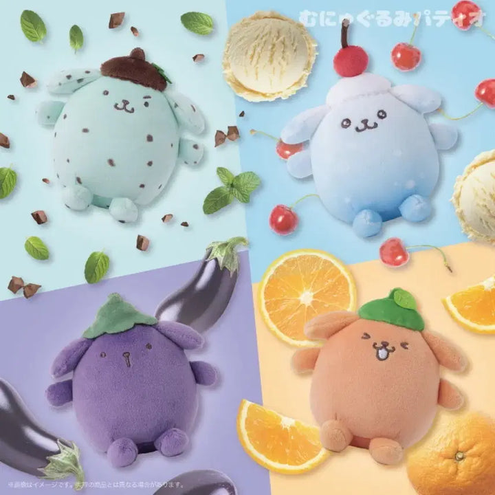 [BUNJANG] Pompompurin 30th Anniversary Mint Chocolate Mascot Plush Charm / 최저가) 폼폼푸린 해피플레이버 무뉴구루미 30주년민트초코마스코트인형키링