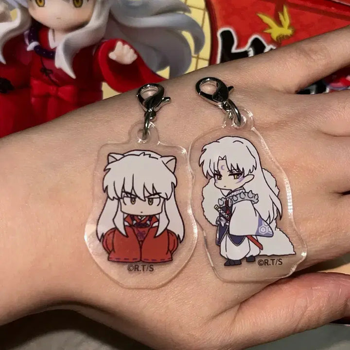 [BUNJANG] Inuyasha Sesshomaru Mini Acrylic Keychain Bundle Set / 이누야샤 셋쇼마루 미니 아크릴키링 일괄