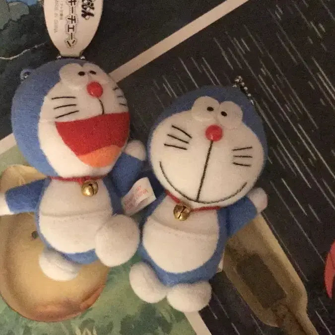 [BUNJANG] Doraemon 1997 Classic Japanese Mini Doll Keychain / 초레어! 일본 고전 1997 도라에몽 똥사이즈 인형 키링 초미니 초소형