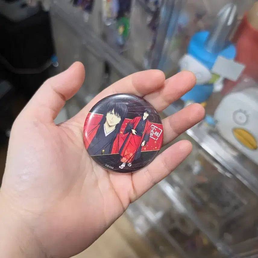 [BUNJANG] Gintama Katsura Can Badge / 은혼 카츠라 캔뱃지